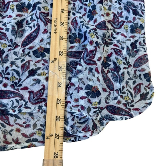 LC Lauren Conrad Breezy Multicolor Floral Blouse XXL - Picture 2 of 6